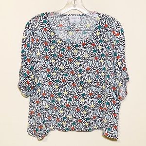 **DONATED** ModCloth Cropped Puff Sleeve Top